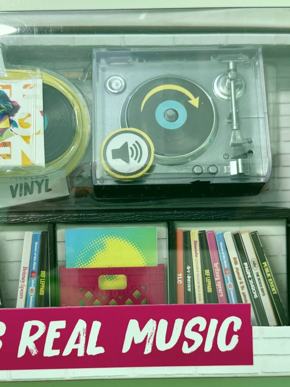 MGA Miniverse Real Music Record Player WORKS Plays Mini Vinyl Beethoven NEW HTF